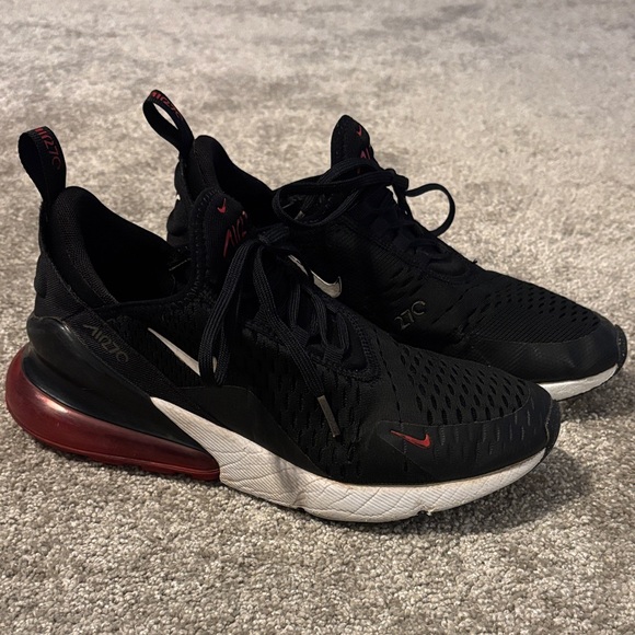 Nike Other - Nike Air Max 270 Black and Red Sneakers